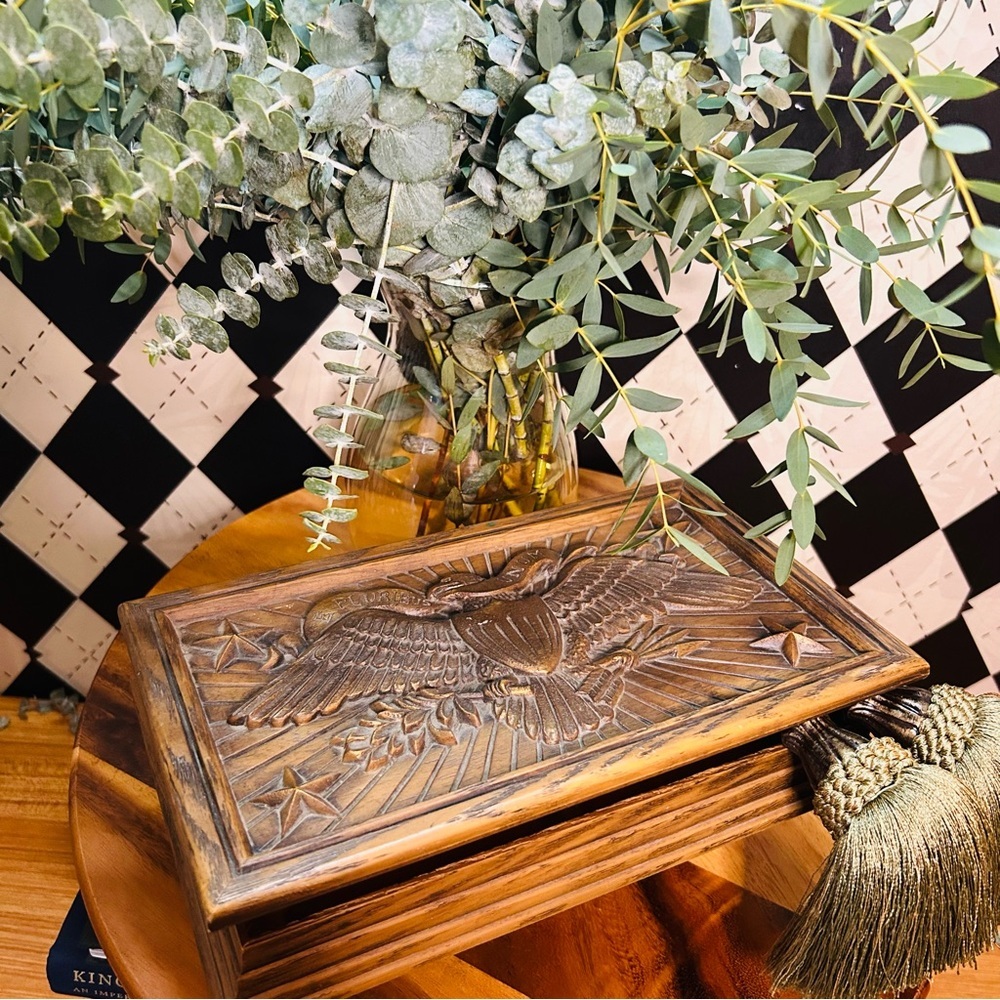 Bicentennial‎ Eagle Jewelry Box – “E Pluribus Unum” Collectible Vintage, 1976 - Picture 9 of 9